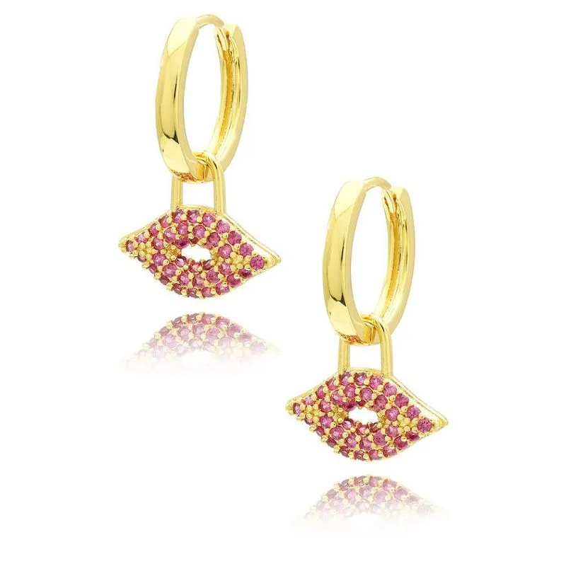 Ntxim hlub liab di ncauj Dangle Earring