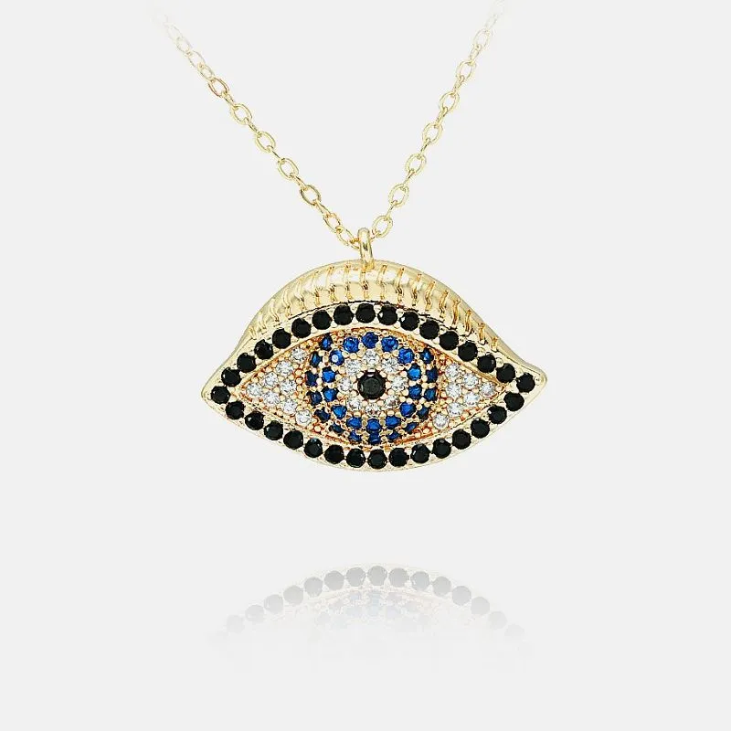 Evil Eye Pendant Kub Plated