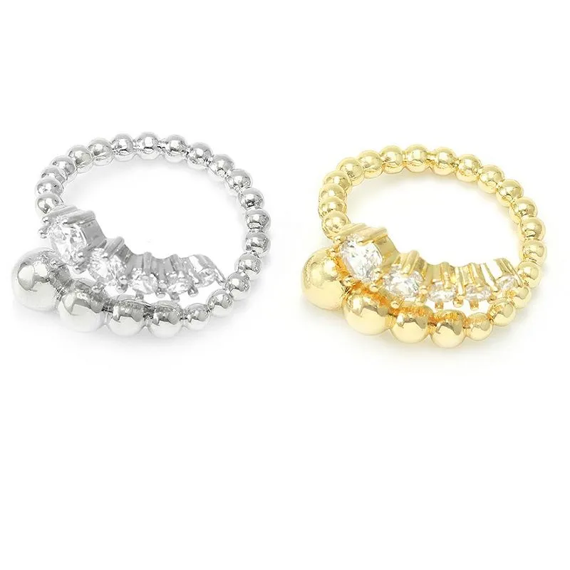 Kub Plated Cz Adjustable Nplhaib