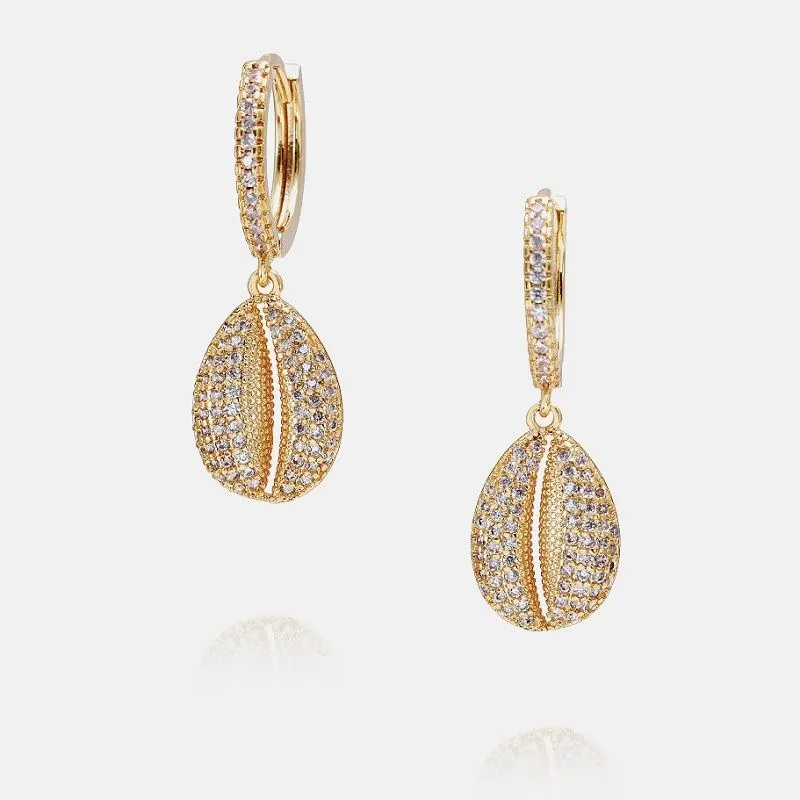 Nrov Dawb Zircon Dangle Earring