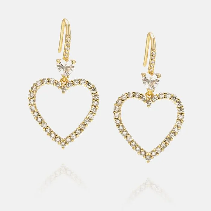 Trendy Elegant Heart Earring