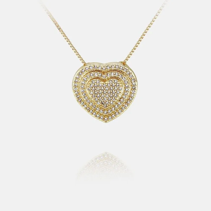 Tej Zircon Lub Plawv Pendant